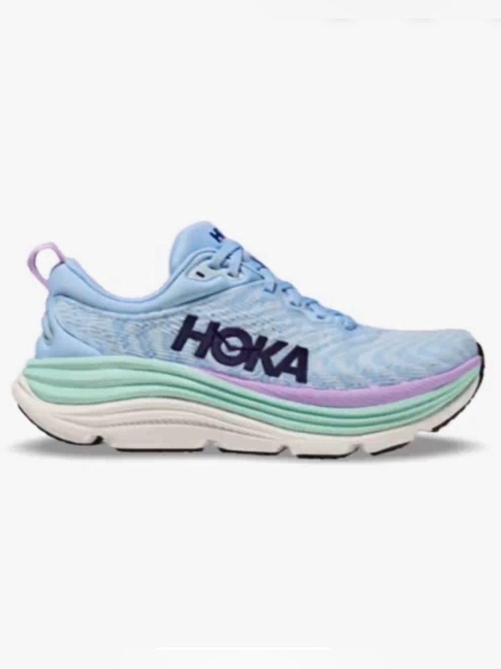 HOKA | Women's ‘Airy Blue/Sunlit Ocean’ Gaviota 5 Lace Up Running Shoes Size 11B